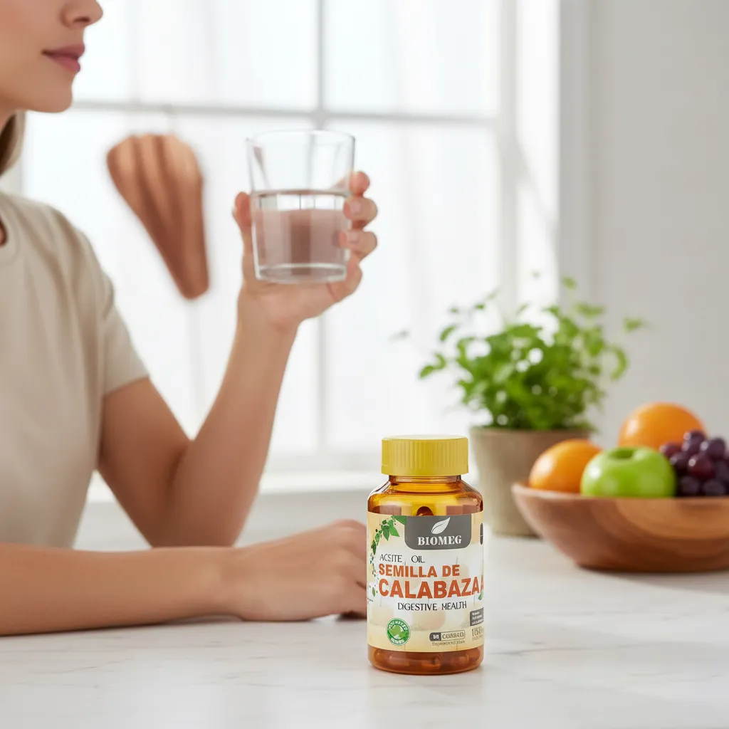 ACEITE DE SEMILLAS DE CALABAZA BIOMEG 1000MG 90 CAPSULAS - 5