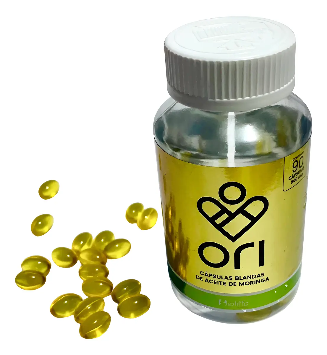 ACEITE DE MORINGA ORI BIOLIFFE NUTRIENTES 100 CÁPSULAS - 1