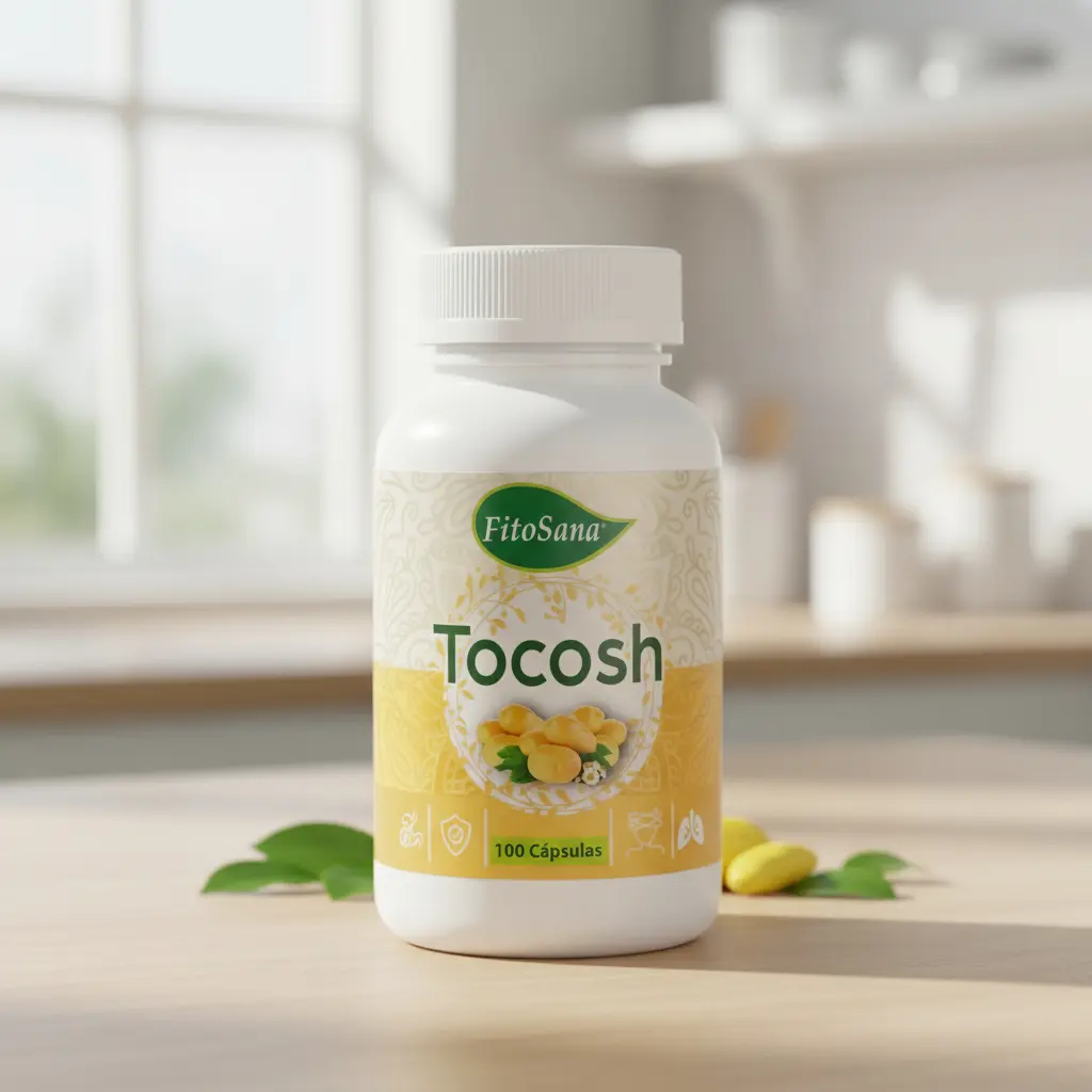 TOCOSH FITOSANA COMBATE GASTRITIS 100 CÁPSULAS - 3