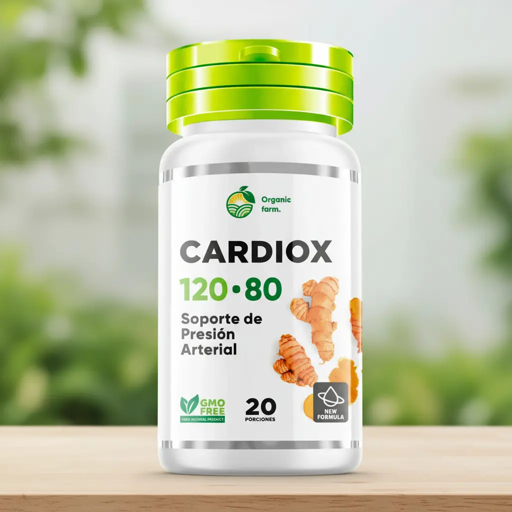 CARDIOX 120-80 REGULA PRESIÓN ARTERIAL 20 CAPSULA 02 FRASCOS - 4