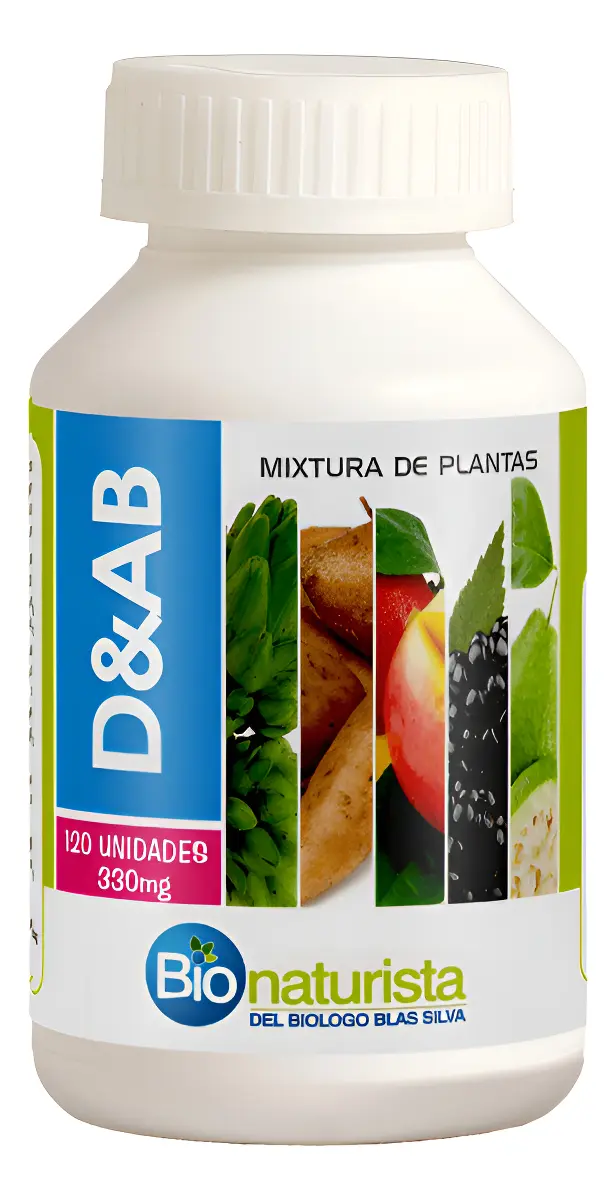 DYAB 330MG BIONATURISTA TRATA DIABETES 120 CAPSULAS - 1