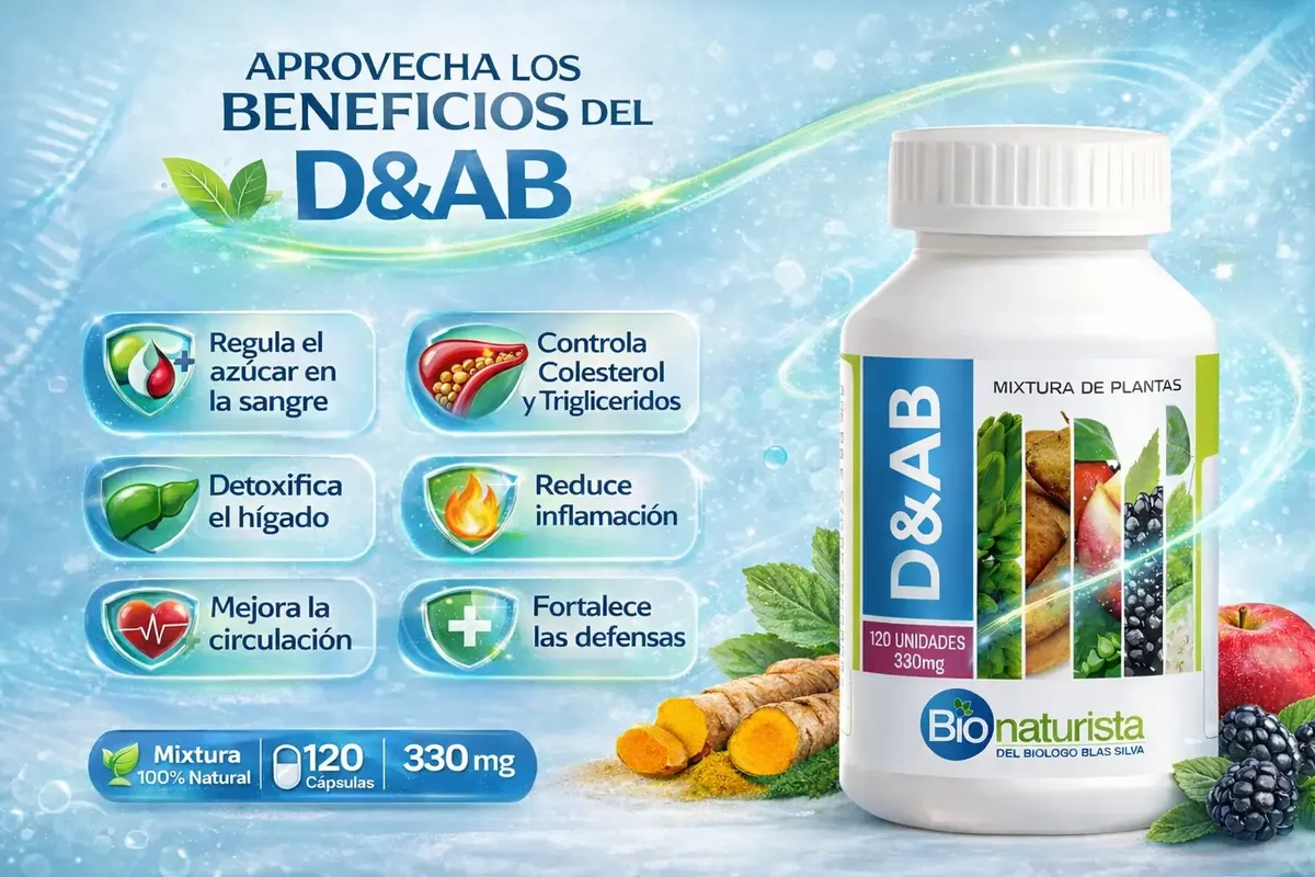 DYAB 330MG BIONATURISTA TRATA DIABETES 120 CAPSULAS - 2