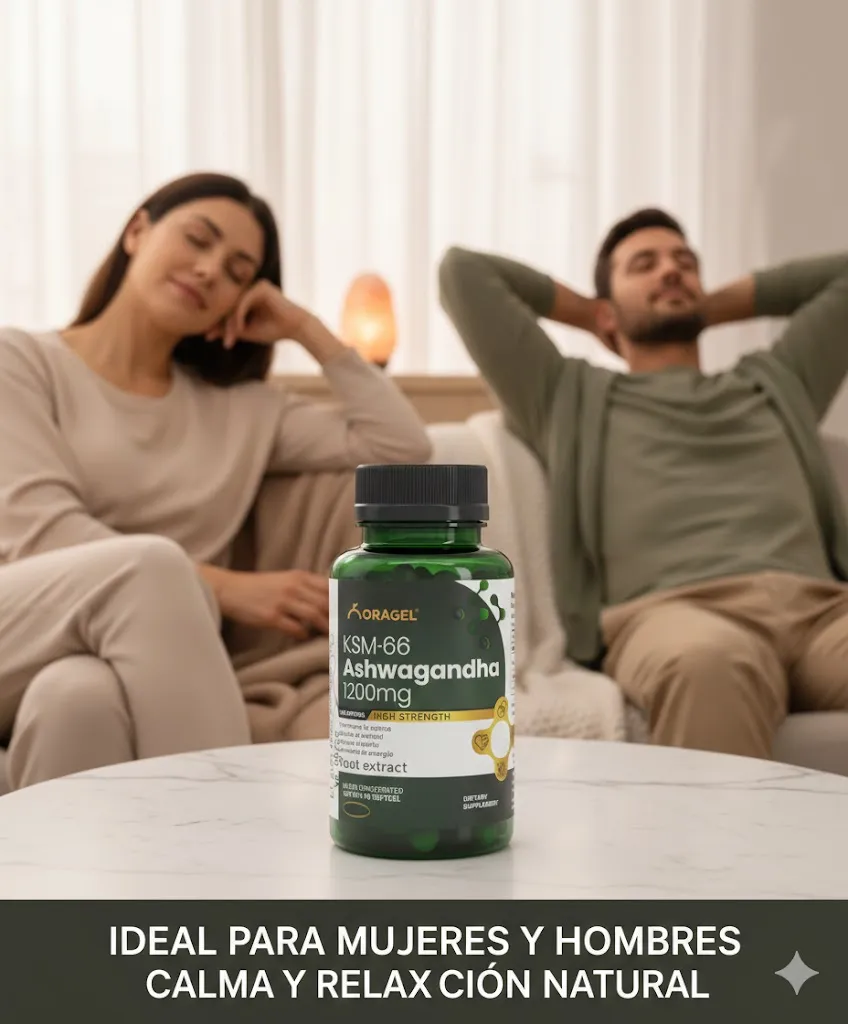 ASHWAGANDHA 1200MG KSM-66 REGULA CORTISOL ORAGEL 90 SOFTGELS - 5
