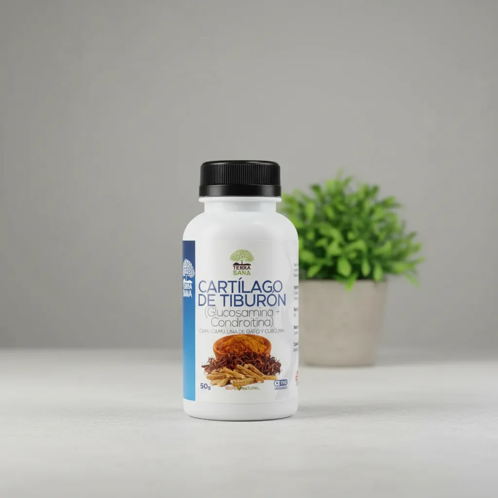 CARTÍLAGO DE TIBURÓN + GLUCOSAMINA + CONDROITINA 100 CAPSULA - 5