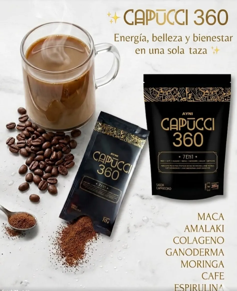 CAPUCCINO CAPUCCI 360 AYNI 7 EN 1 ENERGÍA - ENFOQUE 140GR - 2