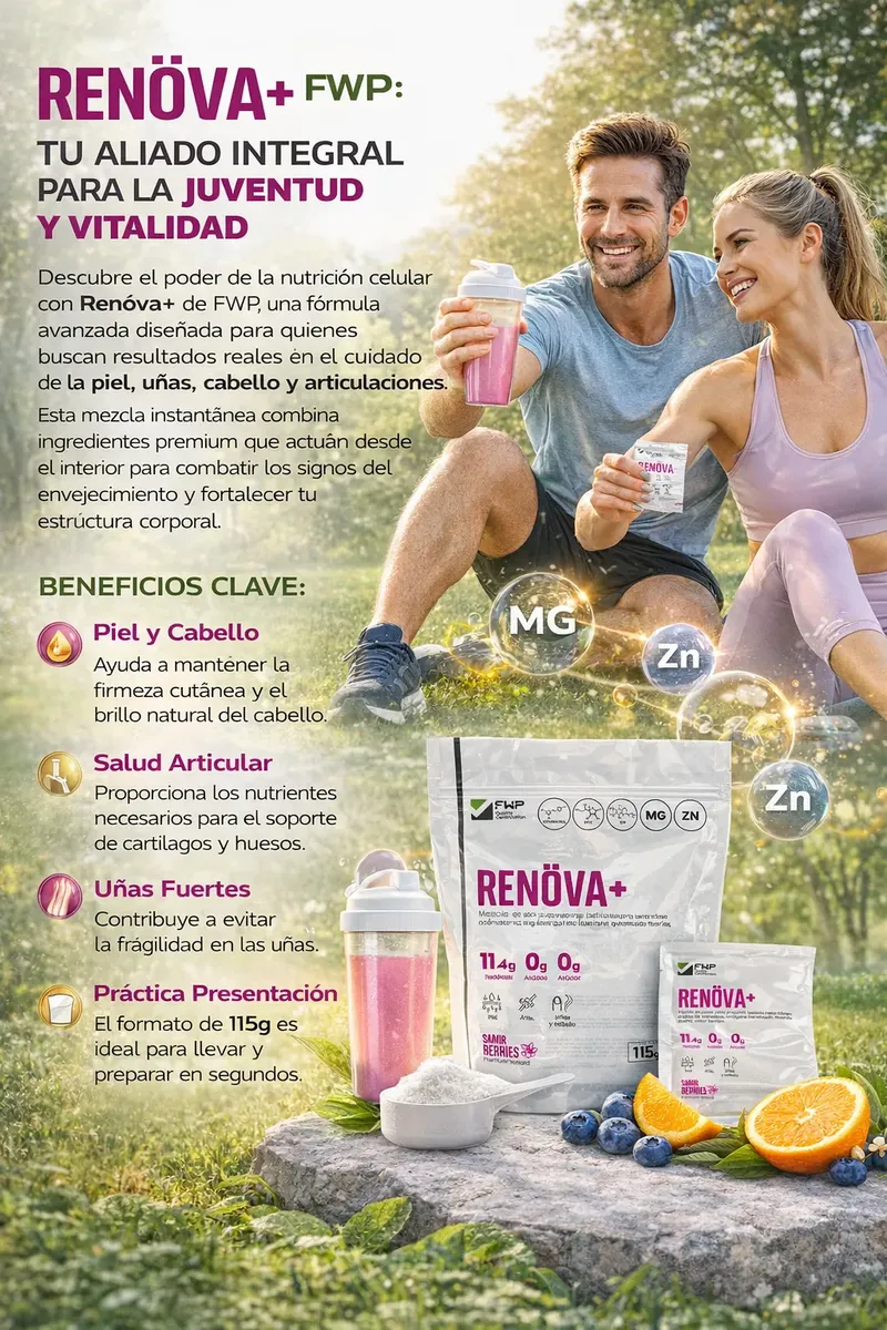 RENÖVA+ COLÁGENO HIDROLIZADO CON BIOPÉPTIDOS 21 SACHETS - 2