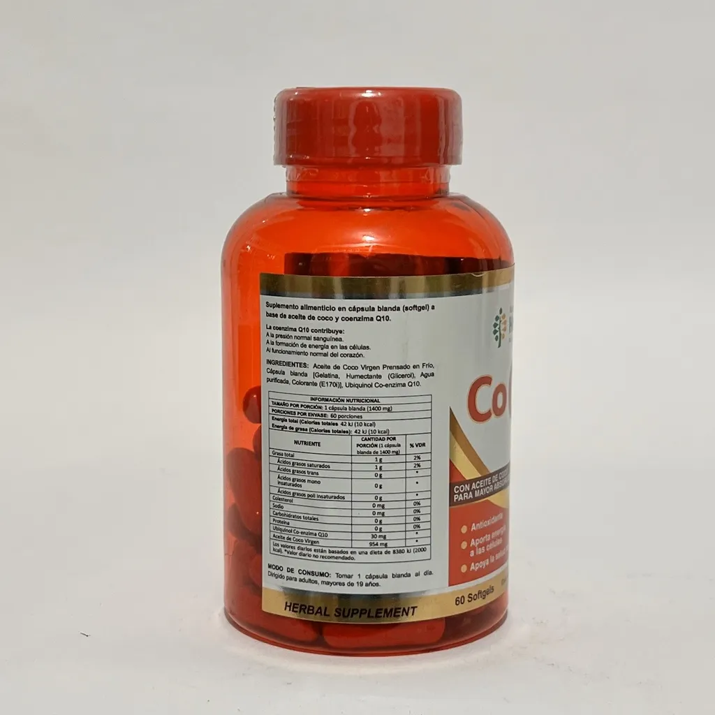 COQ10 30MG ANTIOXIDANTE CORAZÓN - 60 CÁPSULAS CANADÁ - 2