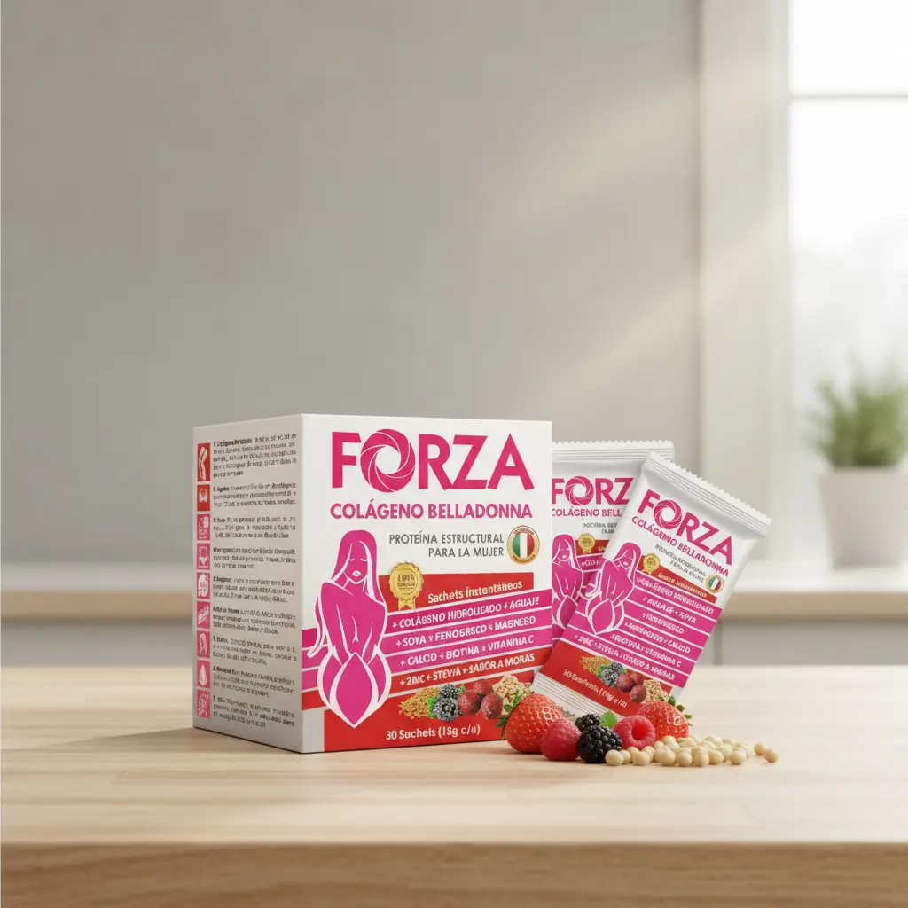 COLAGENO BELLADONA FORZA NATURAL BELLEZA FEMENINA CAJA 450G - 4