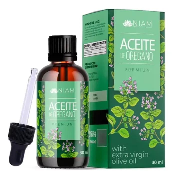 ACEITE DE OREGANO NIAM 90% DE CARVACROL EXTRA VIRGEN 30ML - 1