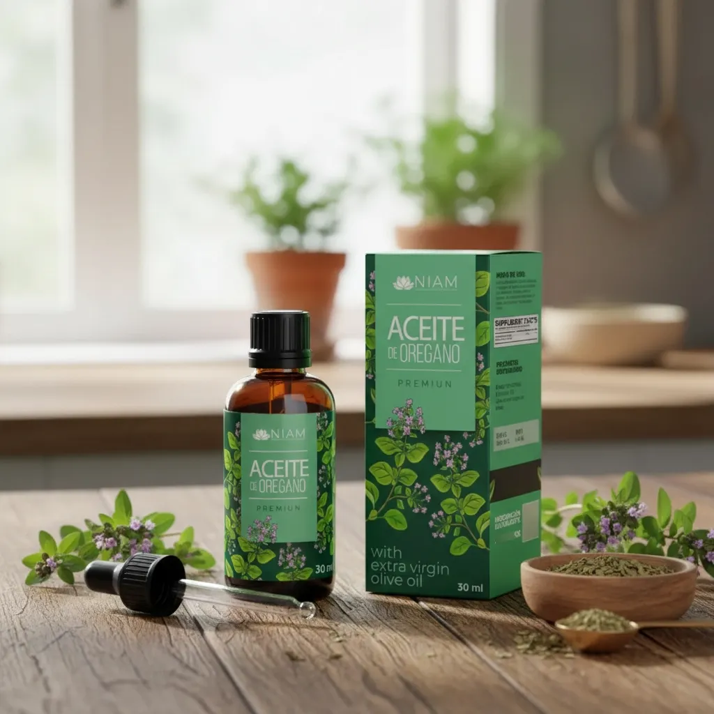 ACEITE DE OREGANO NIAM 90% DE CARVACROL EXTRA VIRGEN 30ML - 3