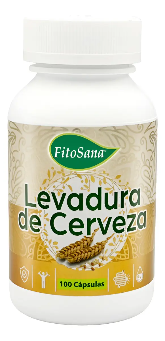 LEVADURA DE CERVEZA FITOSANA REGULADOR HORMONAL 100 CÁPSULAS - 1