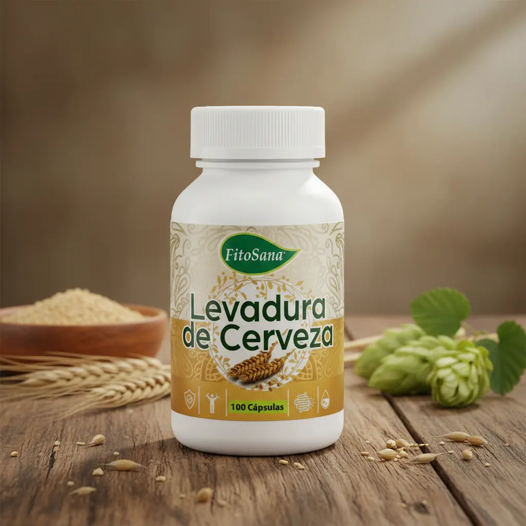LEVADURA DE CERVEZA FITOSANA REGULADOR HORMONAL 100 CÁPSULAS - 3