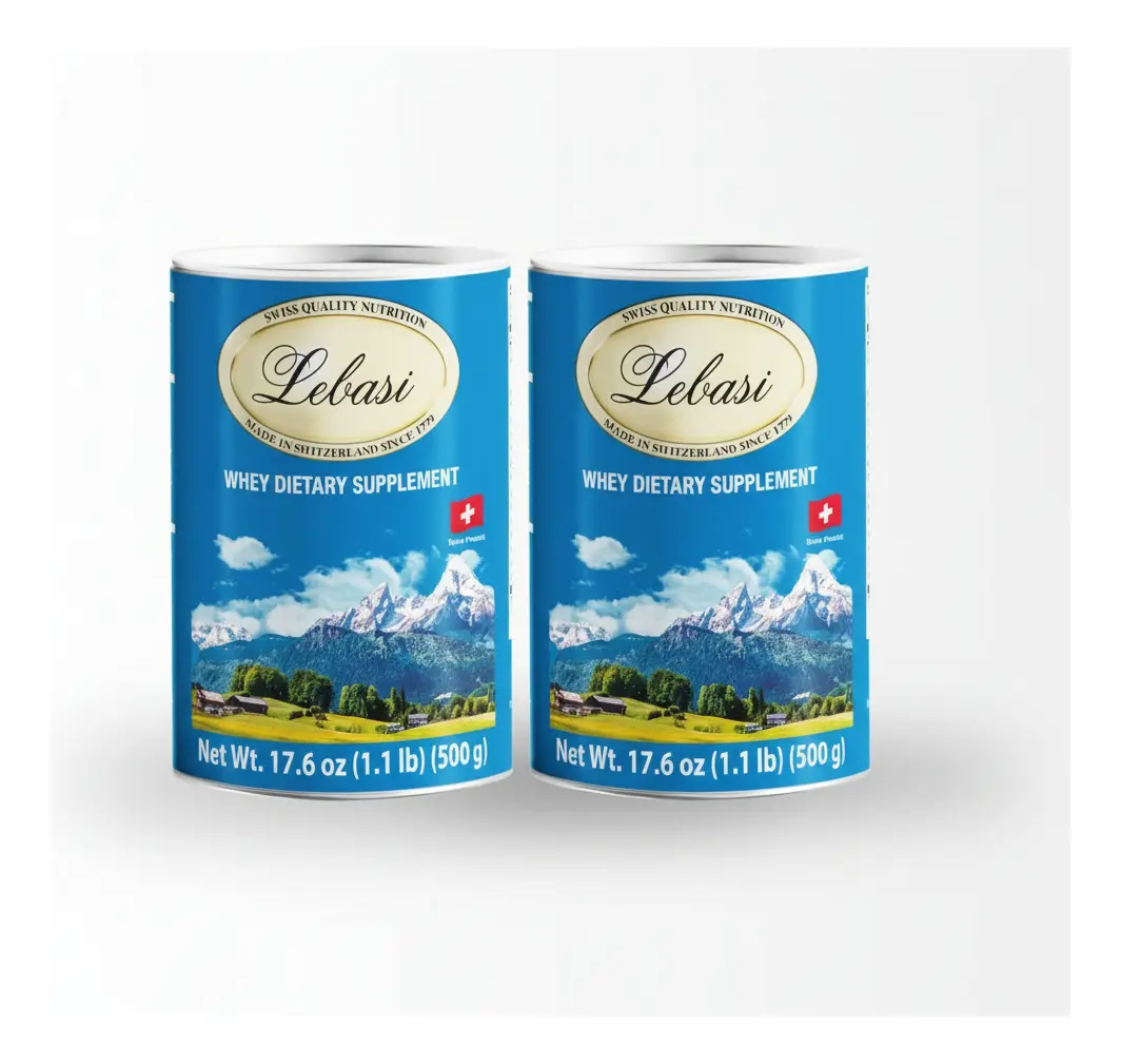 LACTOSERUM LEBASI SUPLEMENTO NUTRICIONAL 500GR X 02 POTES - 1