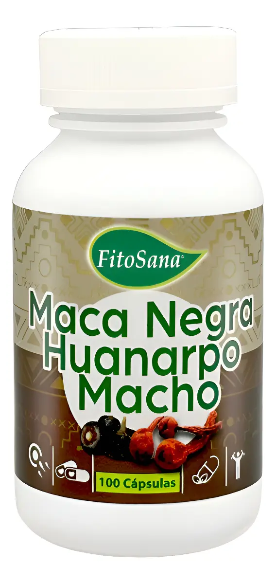 MACA NEGRA CON HUANARPO MACHO FITOSANA 100 CÁPSULAS - 1