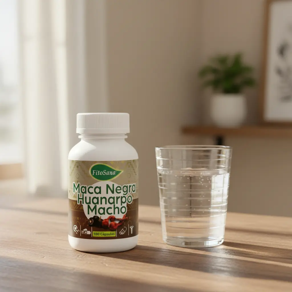 MACA NEGRA CON HUANARPO MACHO FITOSANA 100 CÁPSULAS - 3