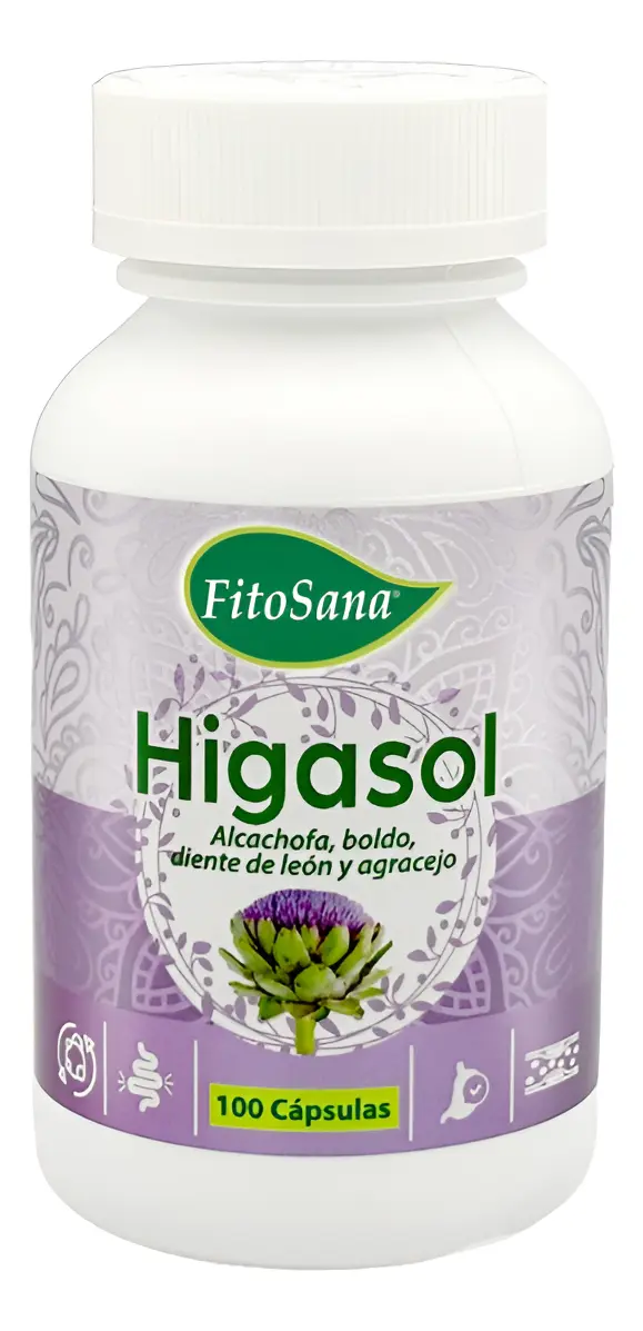 HIGASOL FITOSANA ALCACHOFA - DIENTE DE LEÓN 100 CÁPSULAS - 1
