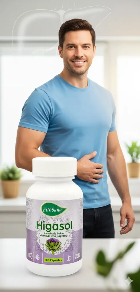 HIGASOL FITOSANA ALCACHOFA - DIENTE DE LEÓN 100 CÁPSULAS - 4