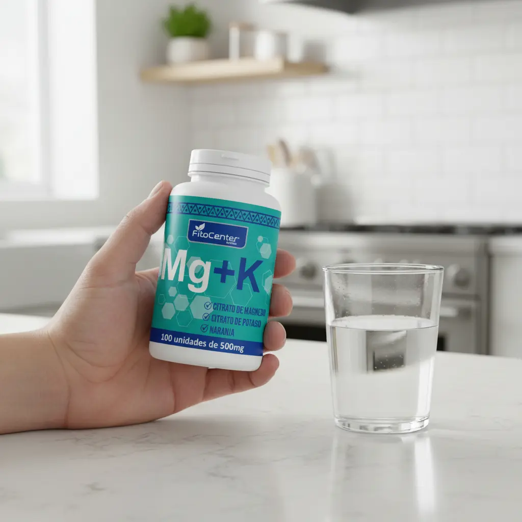 CITRATO MAGNESIO + CITRATO POTASIO FITOCENTER NATURAL 500MG 100 CAPSULAS - 4