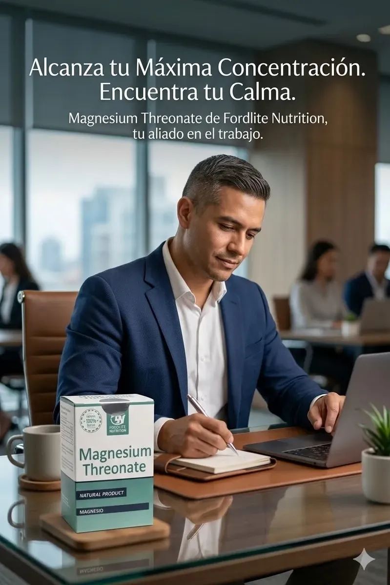 TREONATO DE MAGNESIO FITOCENTER NATURAL 500MG 100 CAPSULAS - 6