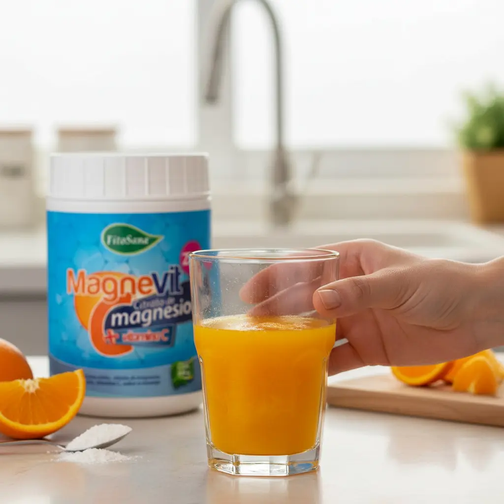 MAGNEVIT C + ZINC FITOSANA BATIDO EN POLVO 300GR - 3