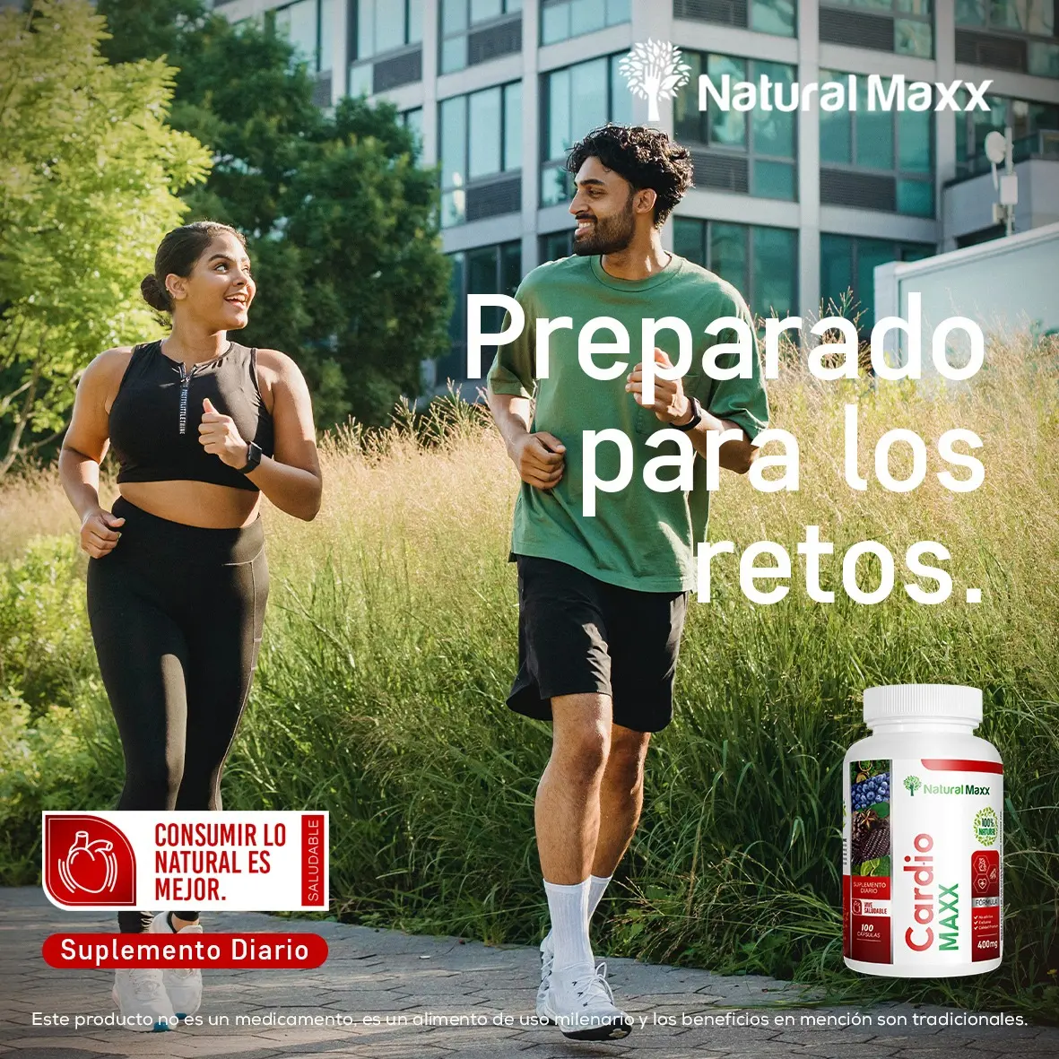 CARDIOMAXX 400MG NATURALMAX REGULA PRESIÓN ARTERIAL 100UNID - 5