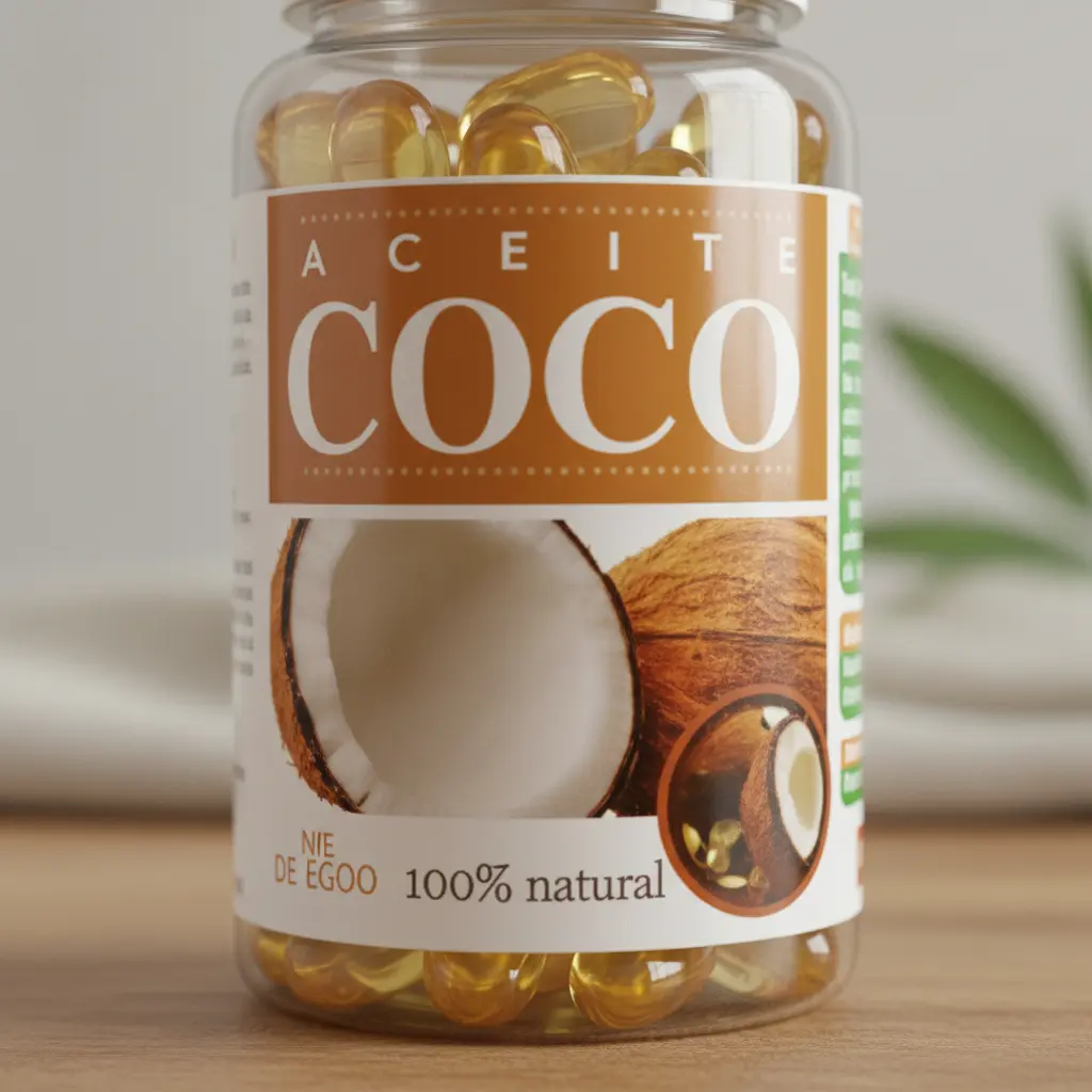 CAPSULAS COCO LIQUIDO VIDAX NATURAL 500MG 100 UNIDADES - 3