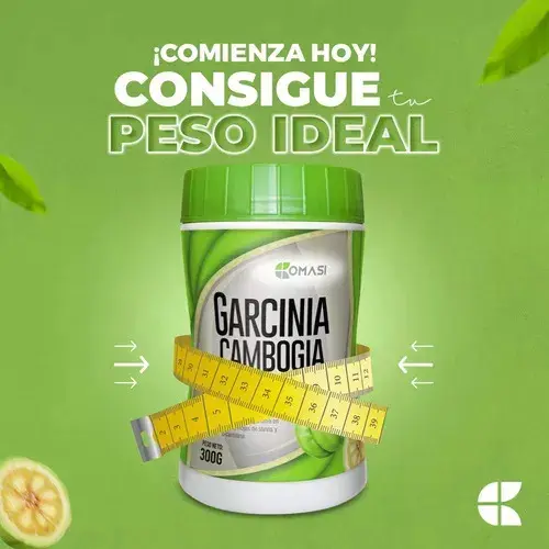 GARCINIA CAMBOGIA COMASI BAJA PESO GARANTIZADO 300GR - 7