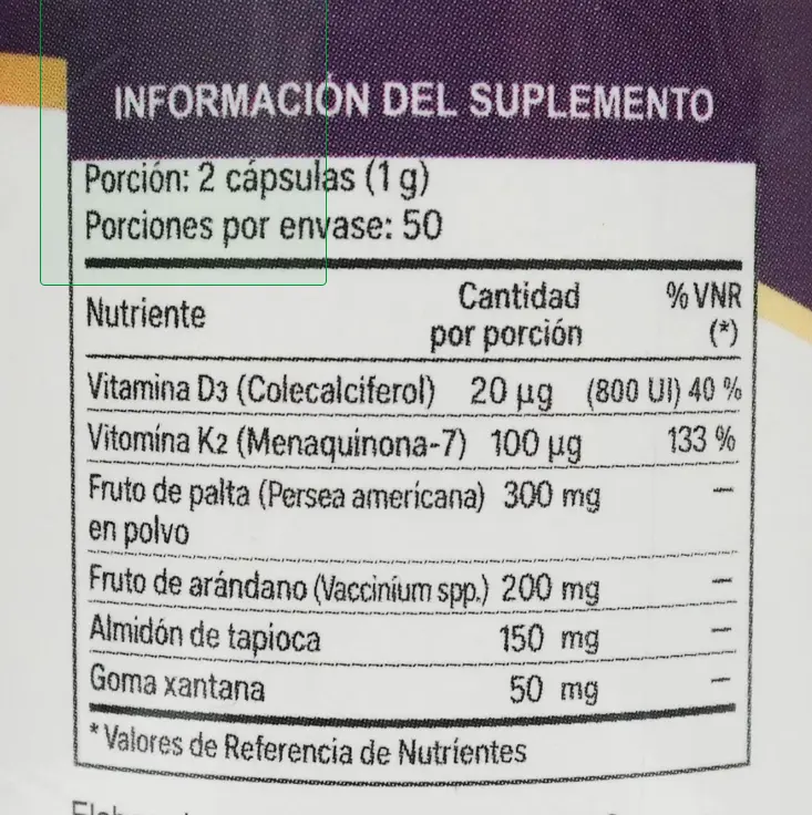 VITAMINA K2 + VITAMINA D3 NANITA FOODS 100 CAPSULAS 500 MG - 3