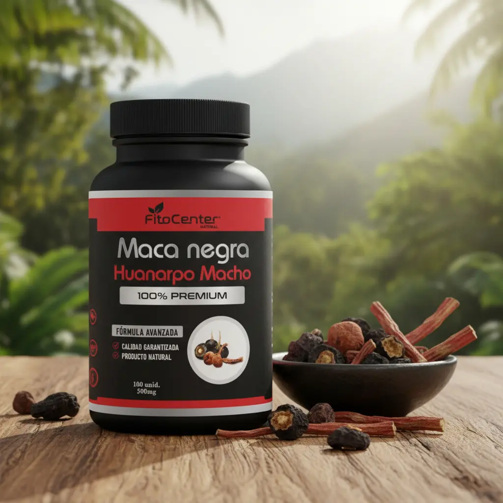 MACA NEGRA CON HUANARPO FITOCENTER 500MG 100 CAPSULAS - 4