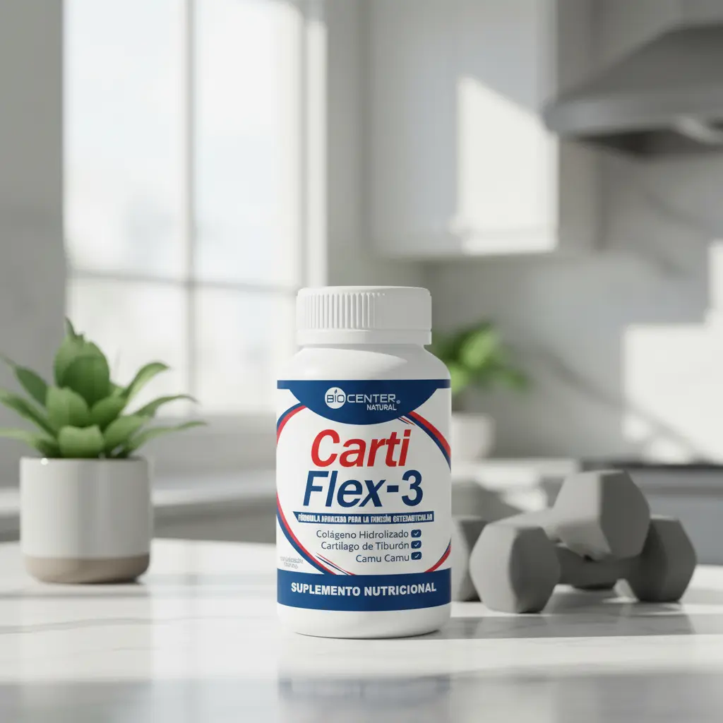 CARTIFLEX-3 BIOCENTER NATURAL SALUD OSEA 500MG 100 CAPSULAS - 3