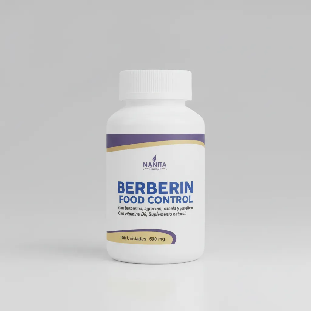 BERBERINE NANITA FOOD CANELA - JENGIBRE B6 500MG 100 CAPS - 1
