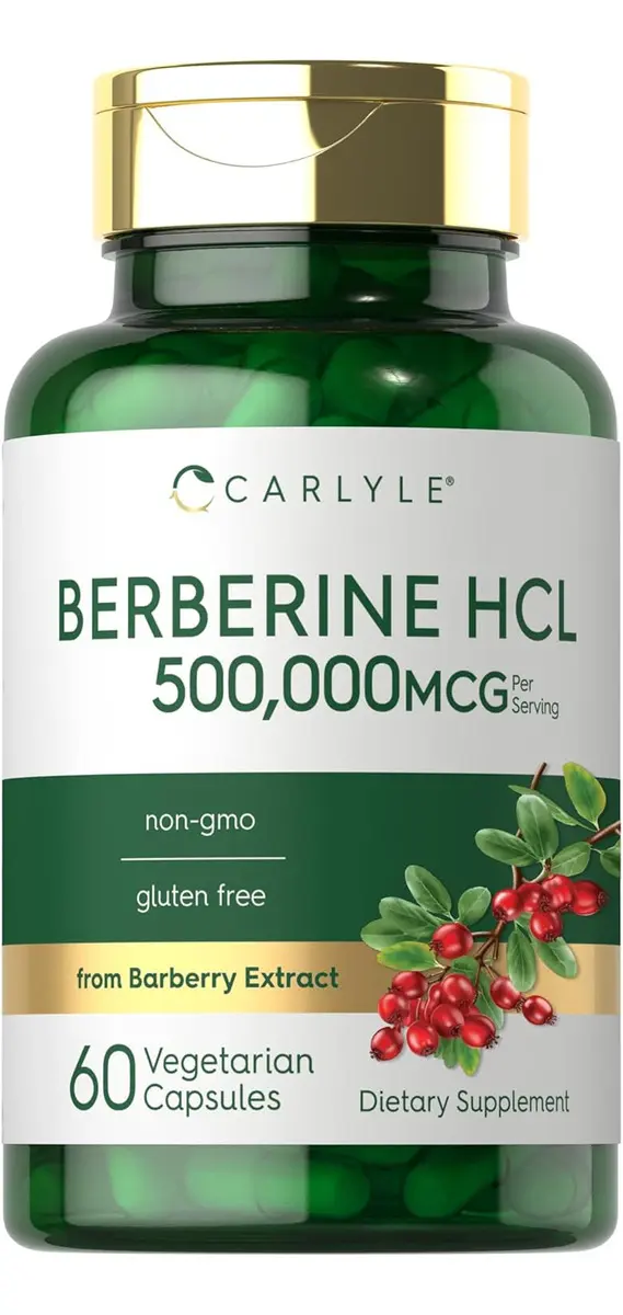 BERBERINE HCL 500.000MCG BERBERINA CARLYLE 60 CAPSULAS - 1