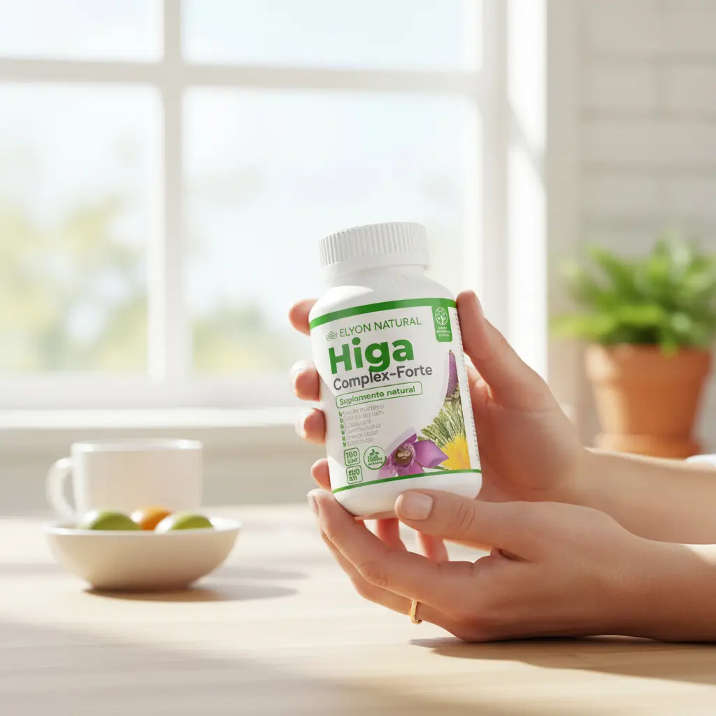 HIGA COMPLEX FORTE ELYON NATURAL 500MG 100 CAPSULAS - 4