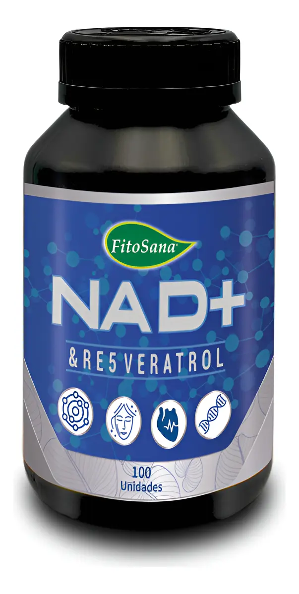 NAD + Y RESVERATROL ANTIOXIDANTES FITOSANA 100 CAPSULAS - 1
