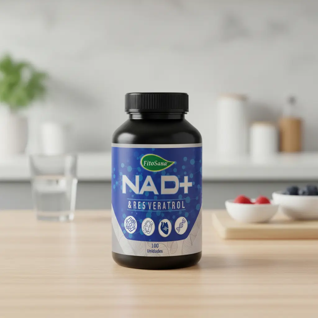 NAD + Y RESVERATROL ANTIOXIDANTES FITOSANA 100 CAPSULAS - 2