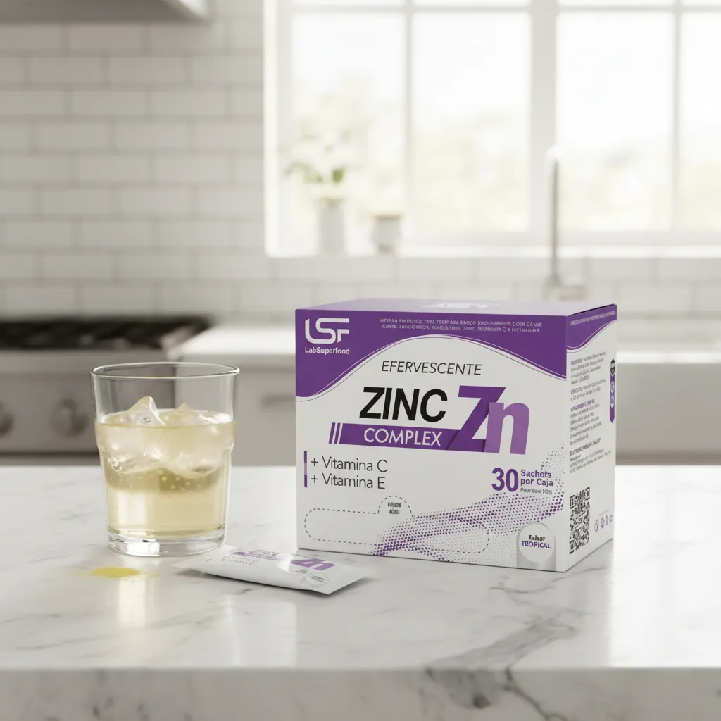 ZINC COMPLEX LABSUPERFOOD - 30 SACHETS + VITAMINA C Y E - 3