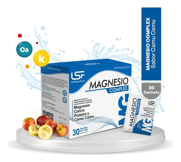 MAGNESIO COMPLEX LABSUPERFOOD EFERVECENTE + CALCIO + POTASIO - 4