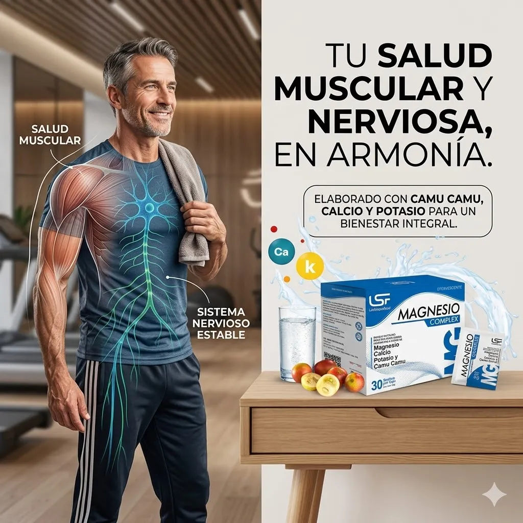 MAGNESIO COMPLEX LABSUPERFOOD EFERVECENTE + CALCIO + POTASIO - 5