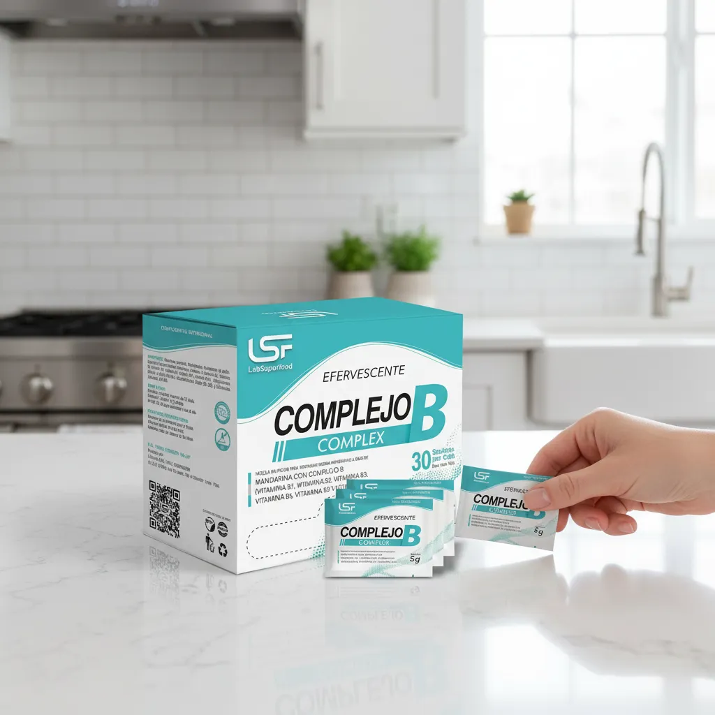 VITAMINA B1 B2 B6 B12 EFERVESCENTE - COMPLEJO B LABSUPERFOOD - 2