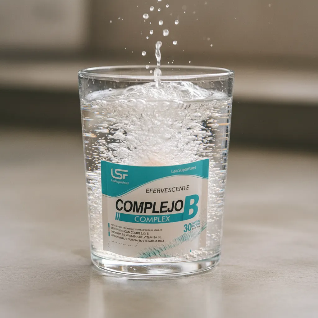 VITAMINA B1 B2 B6 B12 EFERVESCENTE - COMPLEJO B LABSUPERFOOD - 4