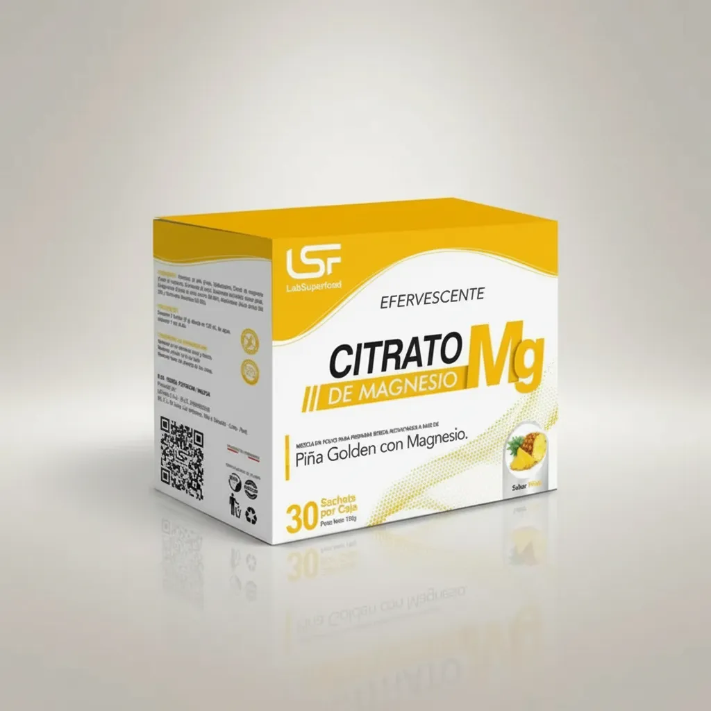 CITRATO DE MAGNESIO EFERVESCENTE LABSUPERFOOD - SABOR PIÑA - 1