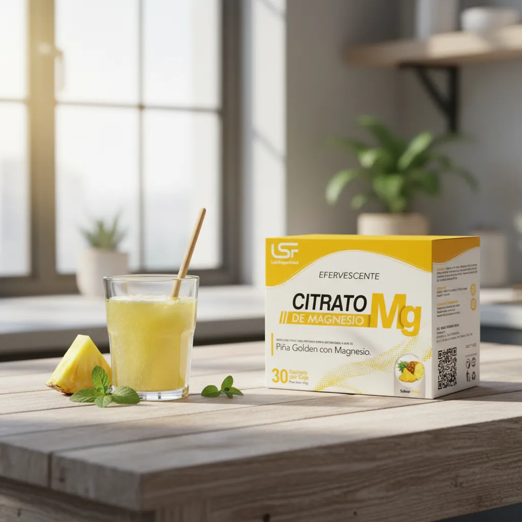 CITRATO DE MAGNESIO EFERVESCENTE LABSUPERFOOD - SABOR PIÑA - 4