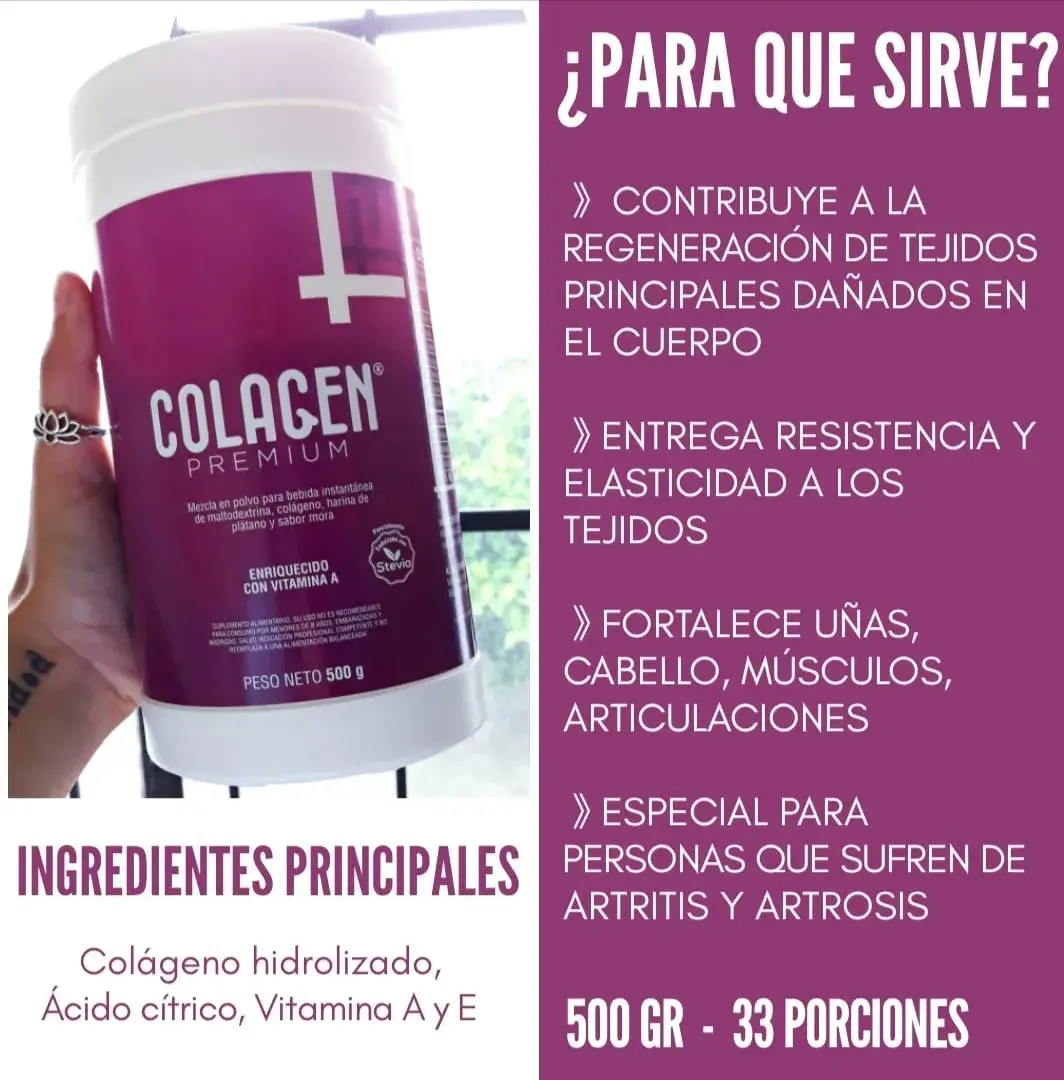 COLAGENO HIDROLIZADO PREMIUM TEOMA 500GR - 3