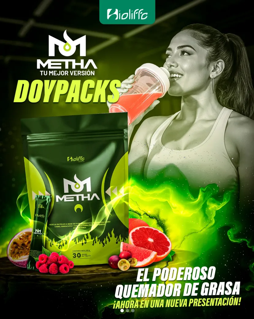 METHA BIOLIFFE QUEMADOR DE GRASA - JAMAICA 30 SOBRES 225GR - 5