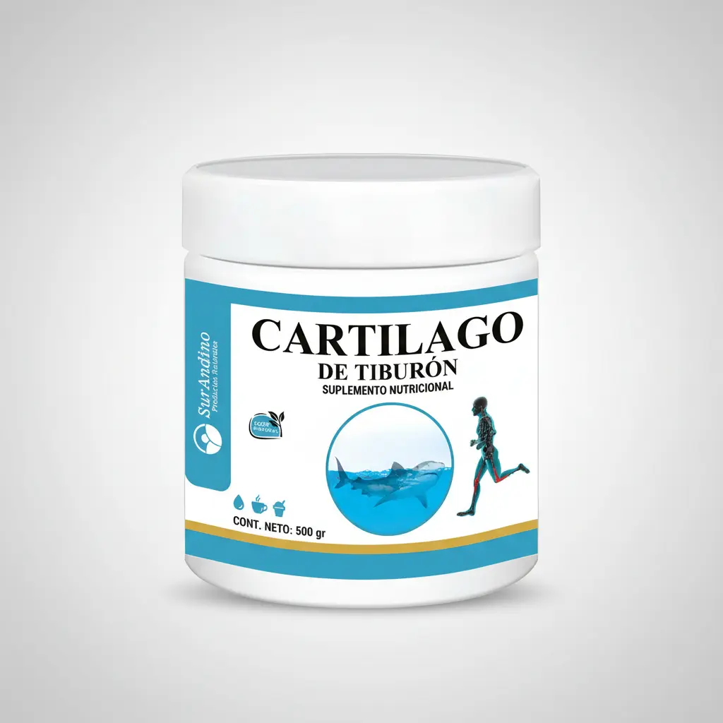 CARTILAGO DE TIBURON SUR ANDINO SOPORTE OSEO 500G - 1