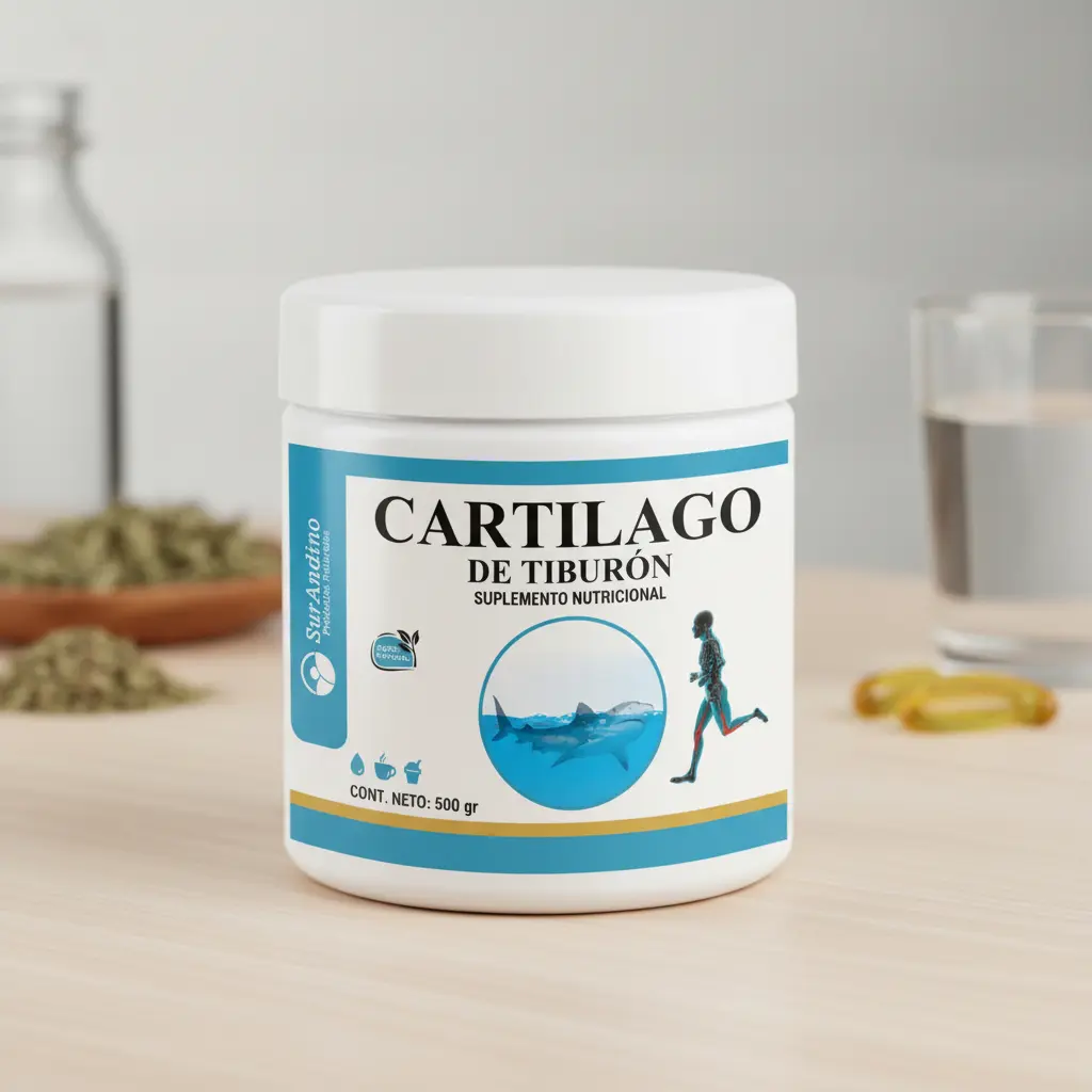 CARTILAGO DE TIBURON SUR ANDINO SOPORTE OSEO 500G - 3