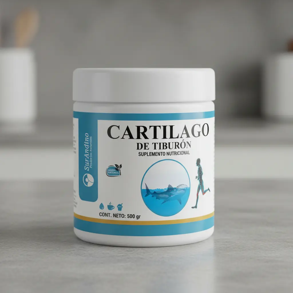 CARTILAGO DE TIBURON SUR ANDINO SOPORTE OSEO 500G - 4