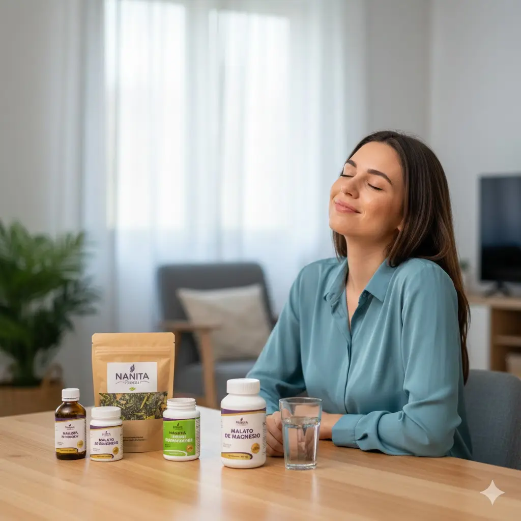 MALATO DE MAGNESIO NANITA FOODS RELAJACIÓN 500MG 100 CAPSULA - 3
