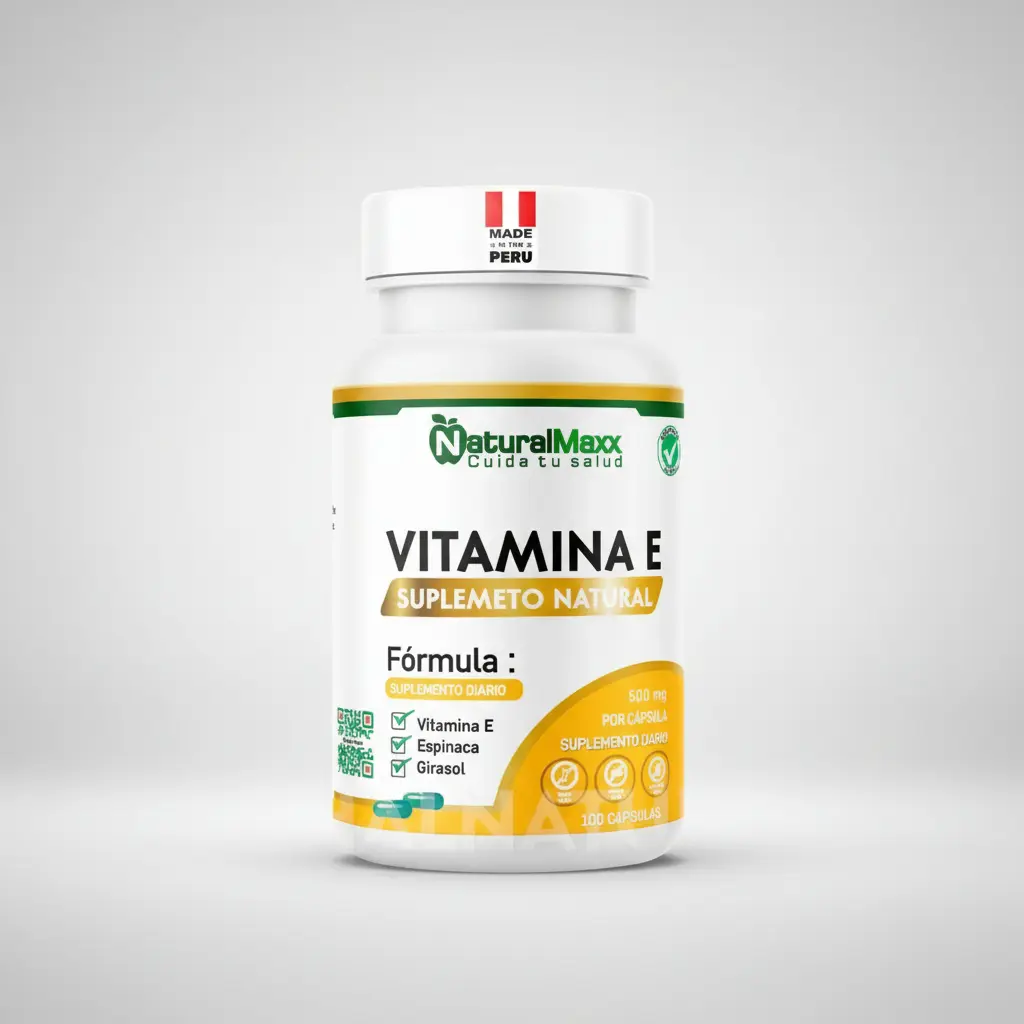 VITAMINA E 400IU 500MG NATURALMAX ANTIOXIDANTE 100 CAPSULAS - 1