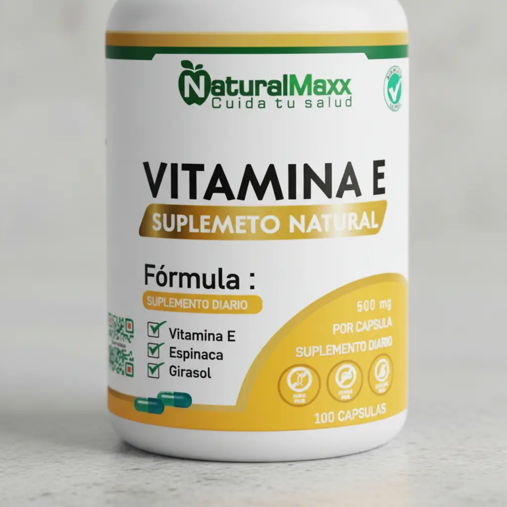 VITAMINA E 400IU 500MG NATURALMAX ANTIOXIDANTE 100 CAPSULAS - 3
